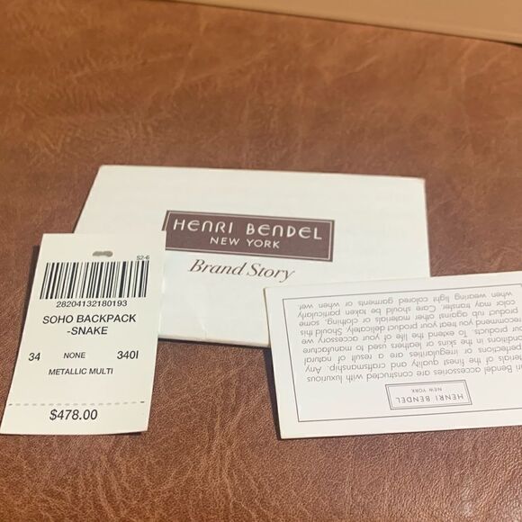 Henri Bendel Soho Backpack - Snake - Picture 16 of 16